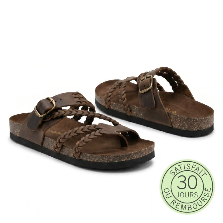 Tressia™ - Leather Sandals with Orthopaedic Comfort for Women