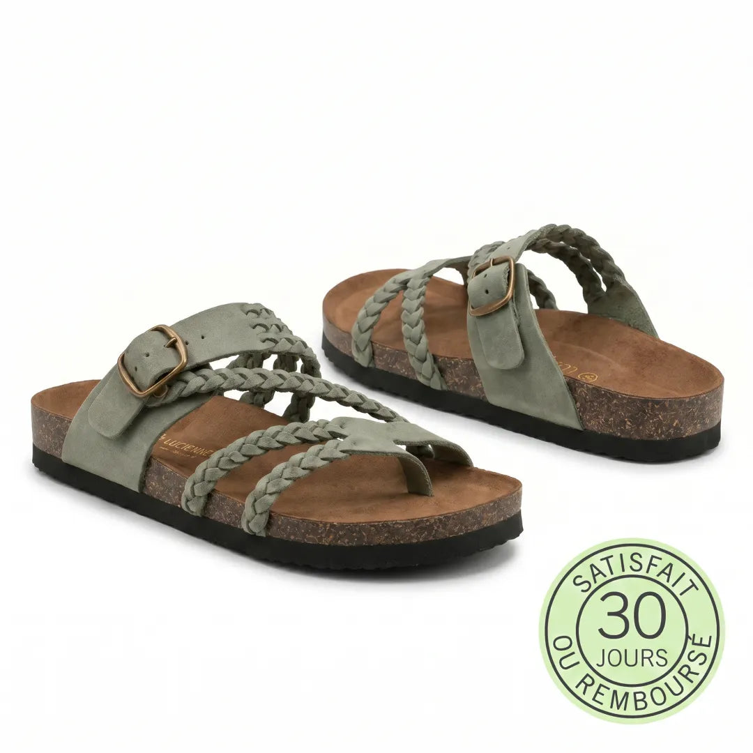 Tressia™ - Leather Sandals with Orthopaedic Comfort for Women
