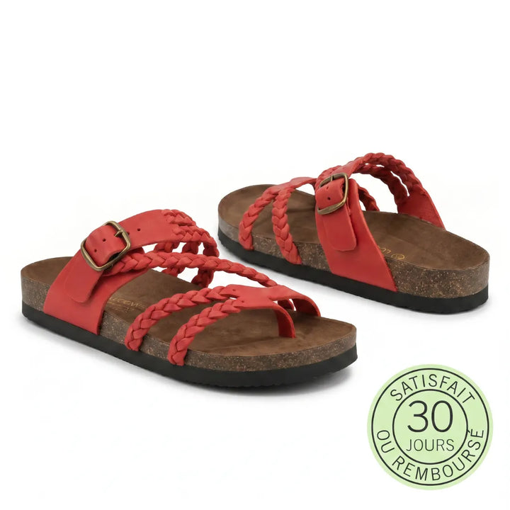 Tressia™ - Leather Sandals with Orthopaedic Comfort for Women
