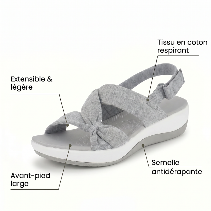 Nubéa™ - Fabric Sandals with Orthopaedic Comfort