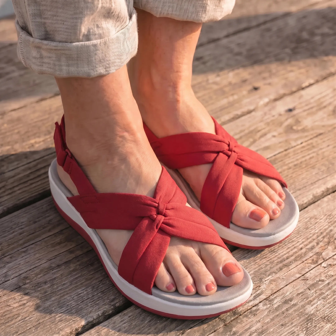 Nubéa™ - Fabric Sandals with Orthopaedic Comfort