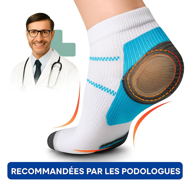 Chaussettes de Compression en Fibre de Bambou