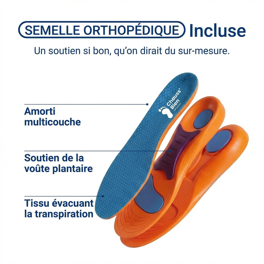 BeleVita™ - Baskets à confort orthopédique femme
