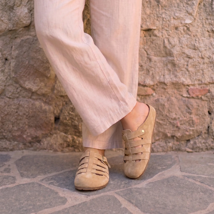 Véluria™ - Suede Mules with Orthopaedic Comfort