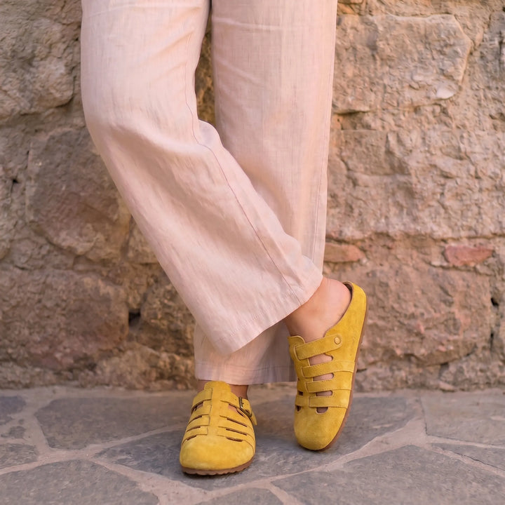 Véluria™ - Suede Mules with Orthopaedic Comfort