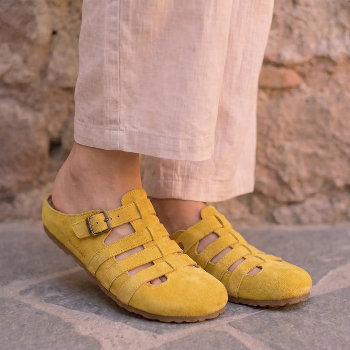 Véluria™ - Suede Mules with Orthopaedic Comfort