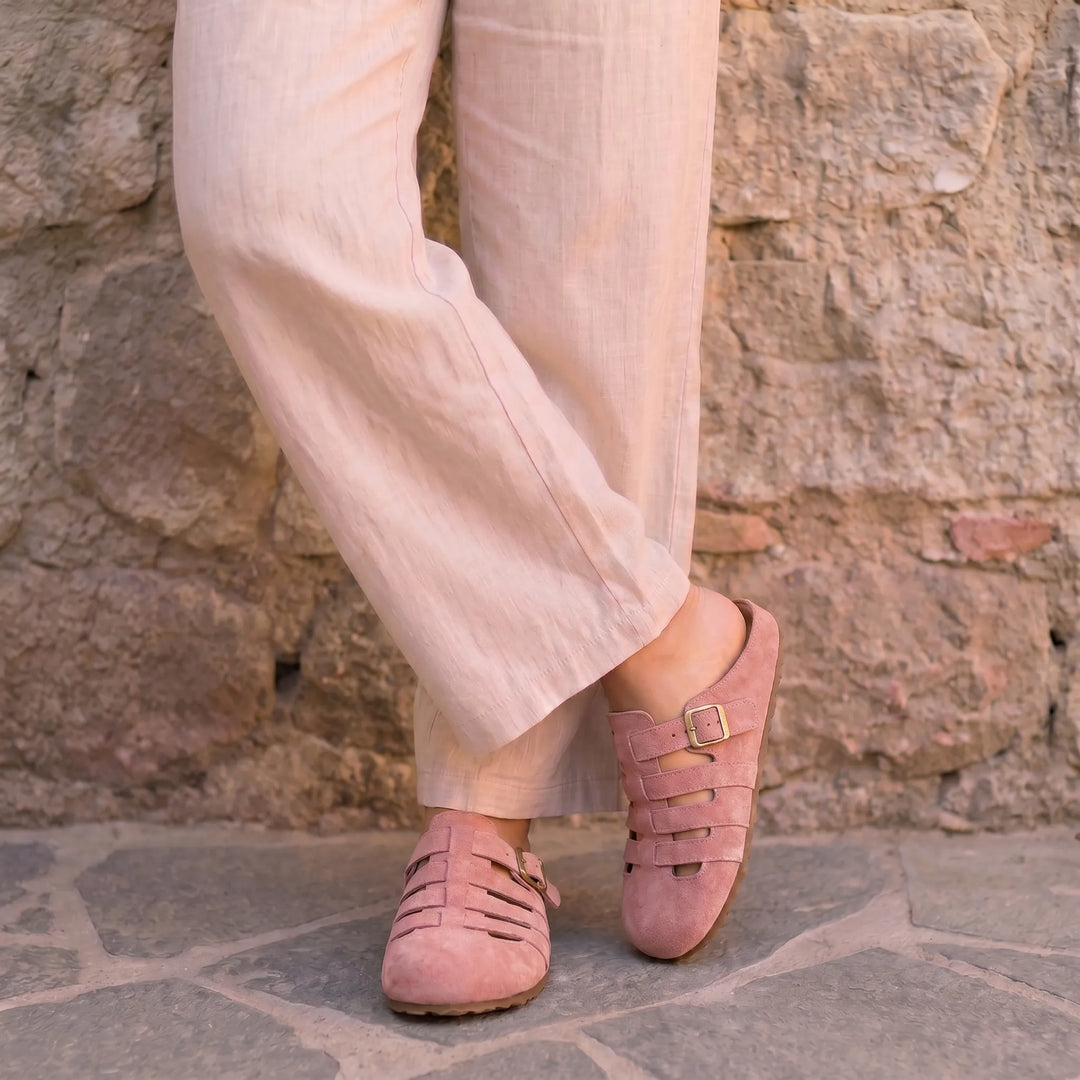 Véluria™ - Suede Mules with Orthopaedic Comfort