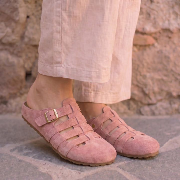 Véluria™ - Suede Mules with Orthopaedic Comfort