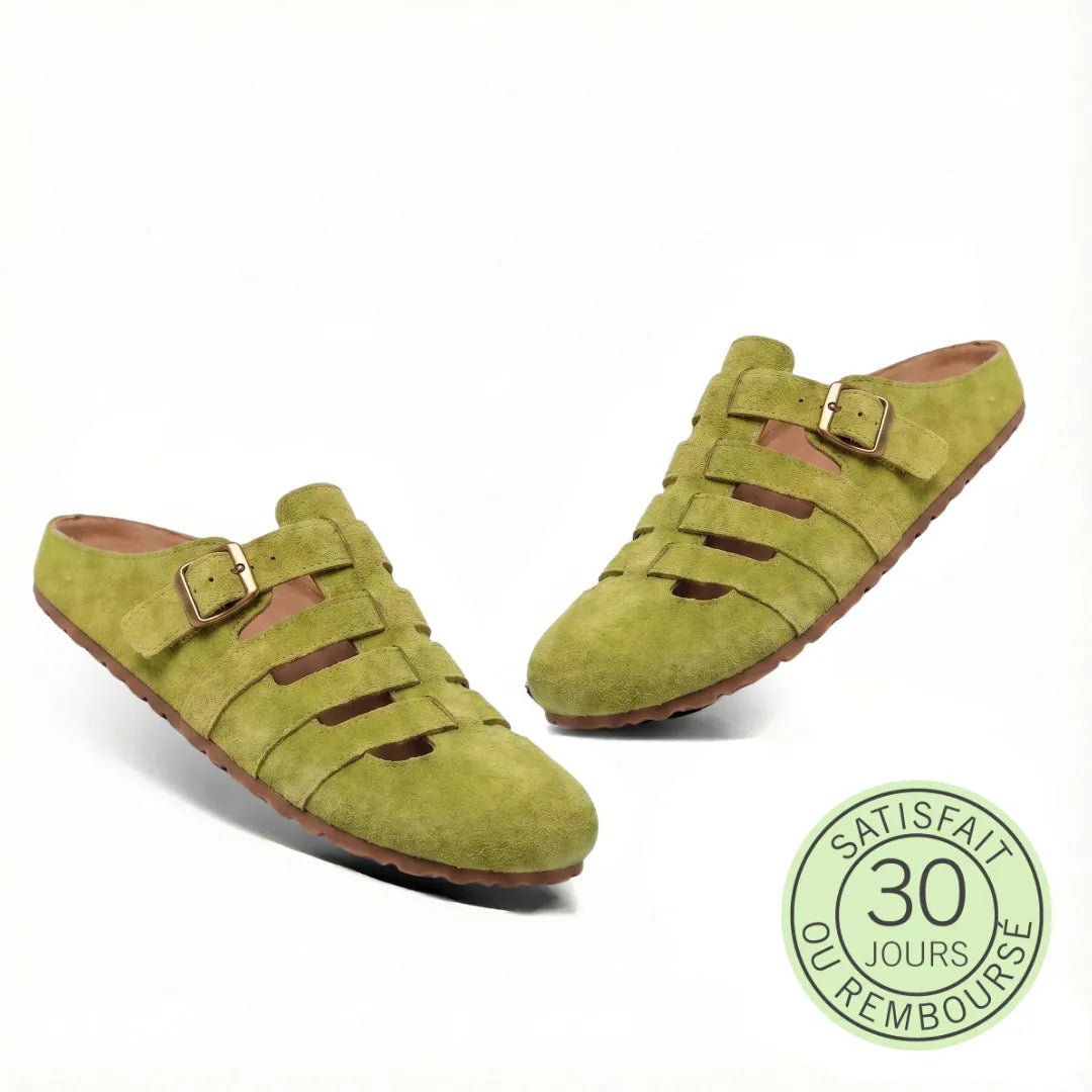Véluria™ - Suede Mules with Orthopaedic Comfort