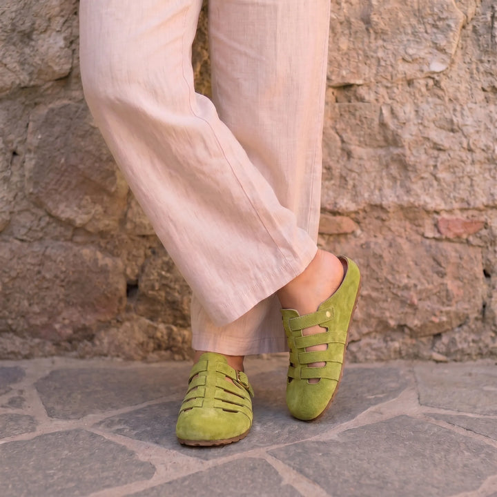 Véluria™ - Suede Mules with Orthopaedic Comfort