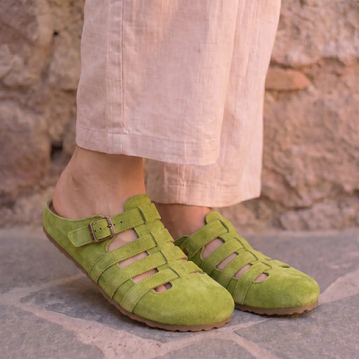 Véluria™ - Suede Mules with Orthopaedic Comfort