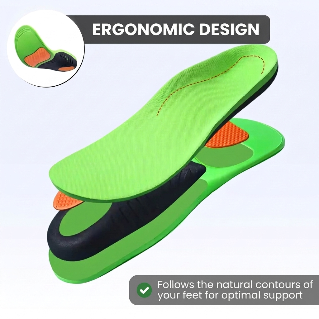 ArchEase™ High-Density EVA Orthotic Insoles