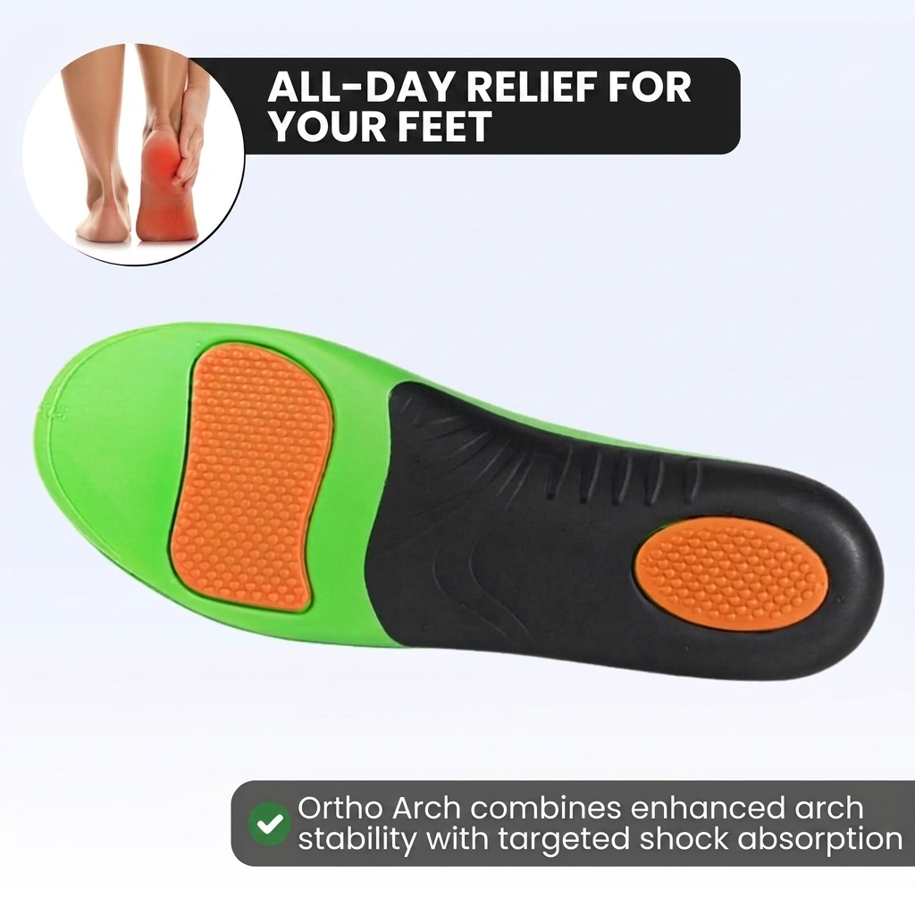 ArchEase™ High-Density EVA Orthotic Insoles