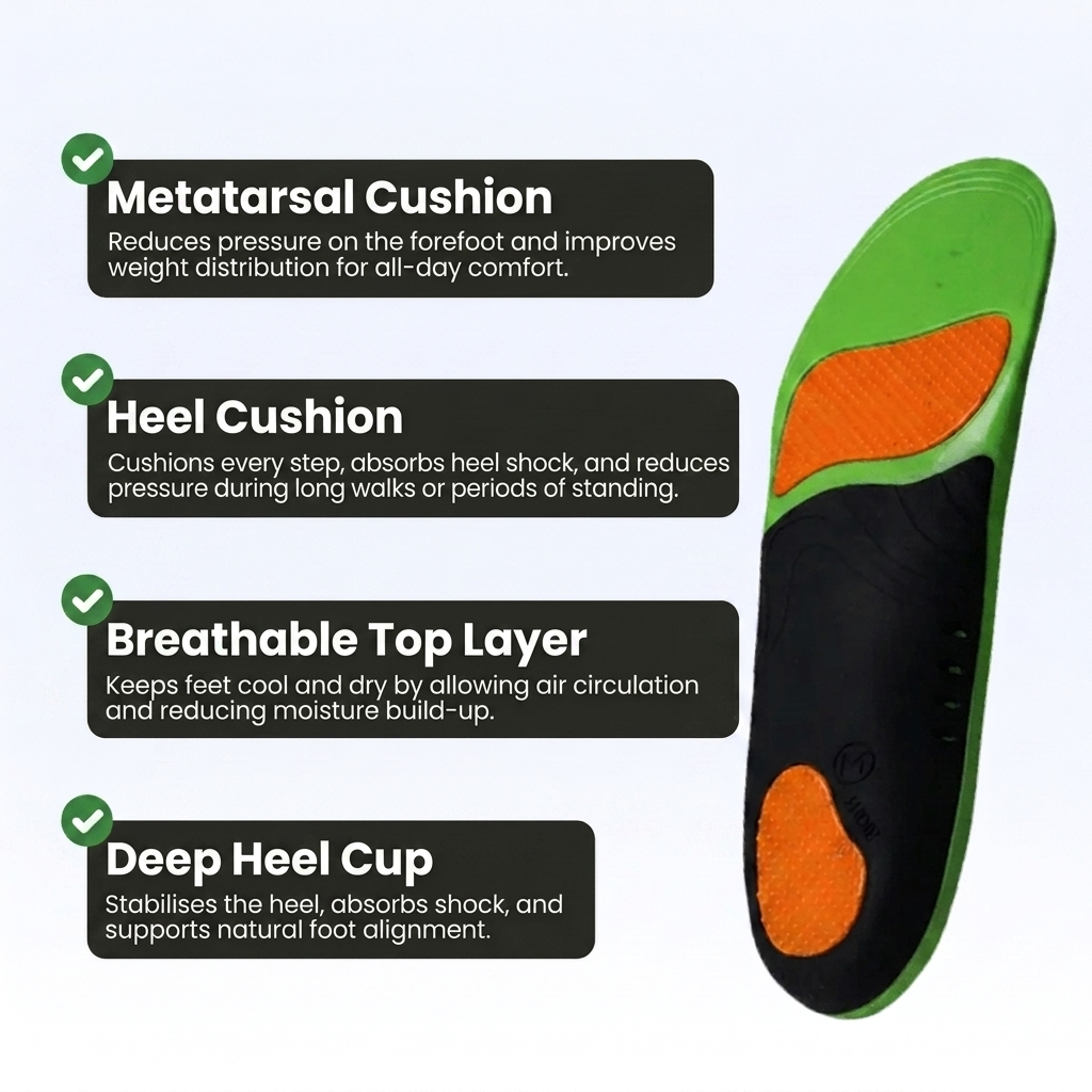 OrthoTech™ Advanced Support Insoles